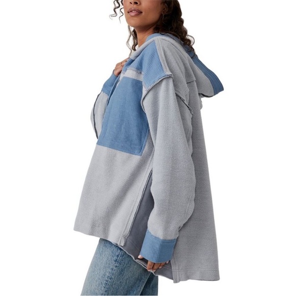 Free People Corie corduroy fleece hoodie - Picture 2 of 11